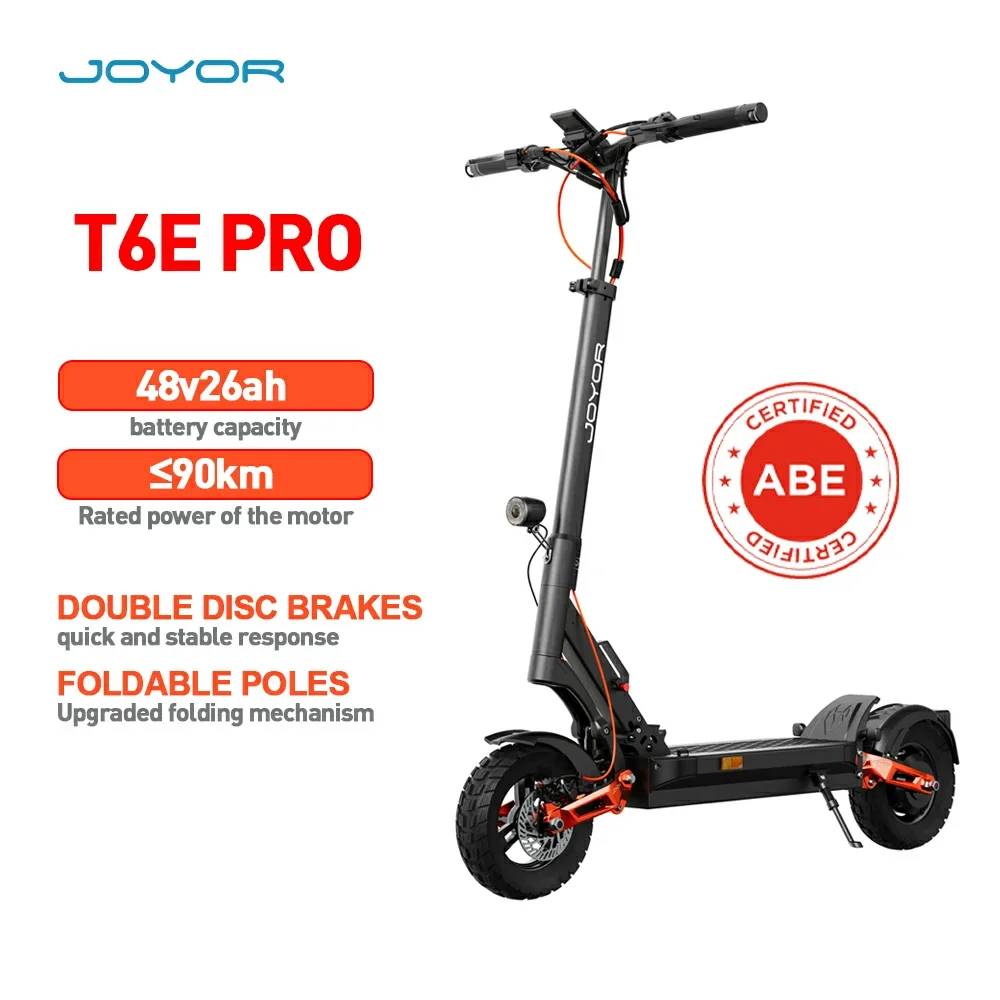 Joyor T6E Pro SW 22kmh 90km 1248Wh 500W 1600W 148kg E-Scooter ABE