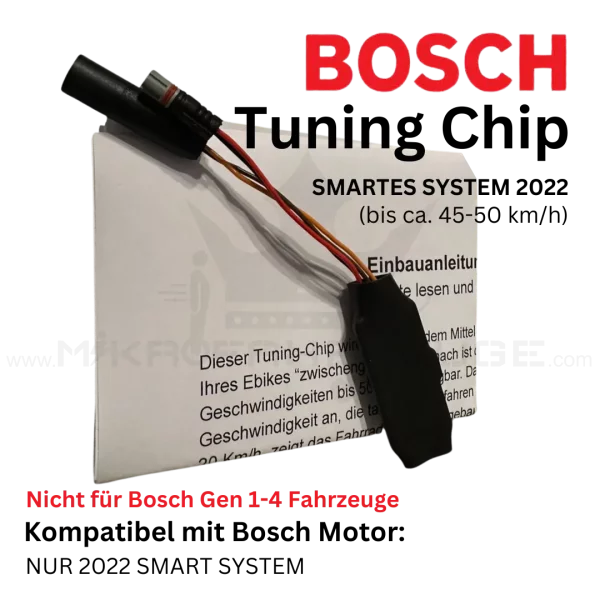 Bosch Performance CX SMART SYSTEM (2022) E-Bike Tuning Chip (ca. 45 – 50km/h)