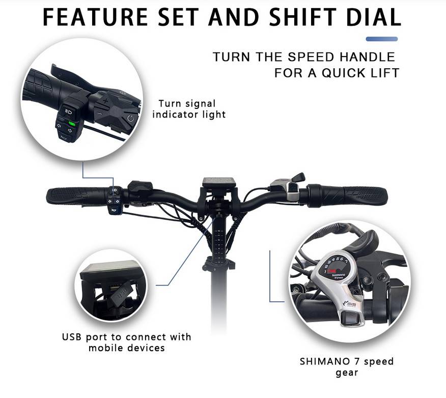 DrVetion CT20 E-Bike WS 20" 48V/20Ah/960Wh/100kg 110km Klapprad