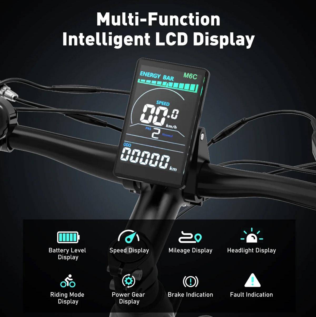 HITWAY BK18 E-Bike SW 28" 36V/12Ah/432Wh/120kg 80km Mountainbike