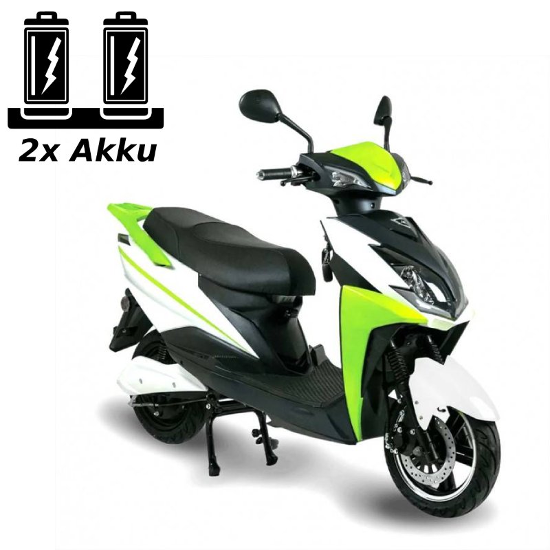 Futura Falcon 3400 Double Li 2 Akku 45kmh/2400W/20Ah GW E-Roller