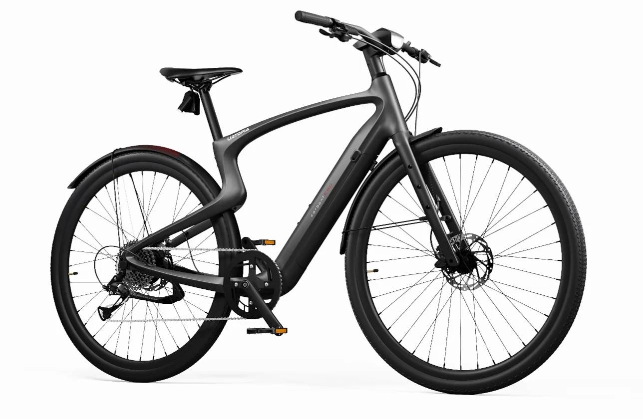 URTOPIA CARBON1-Pro-M E-Bike SW 28" 45cm/353Wh 130km Smart E-Bike