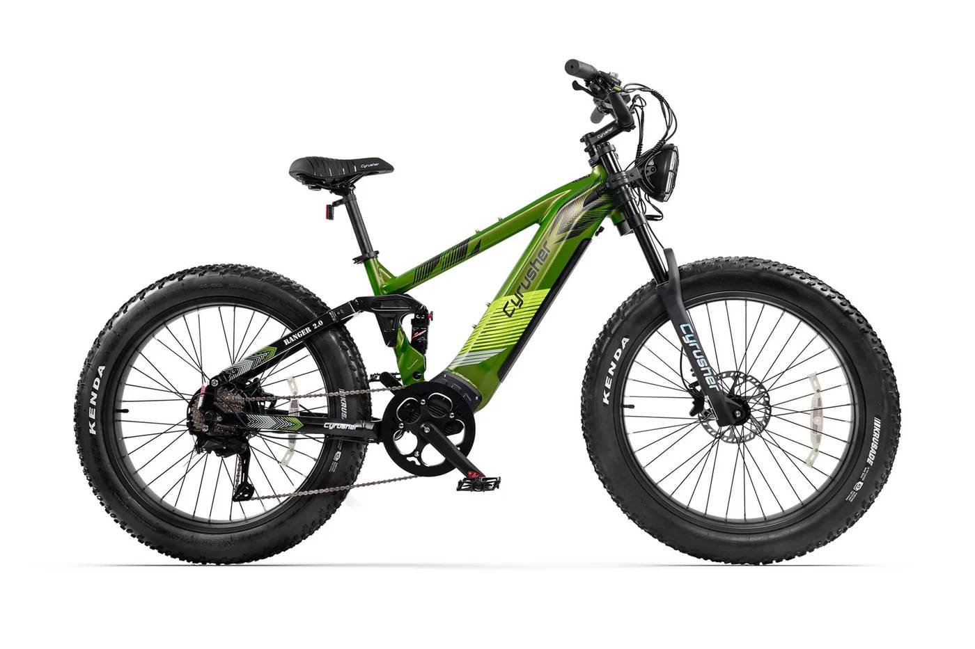 Cyrusher Ranger 2.0 E-Bike GN 26" 1040Wh/150kg 120km Allrounder