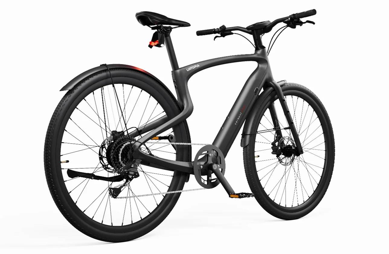 URTOPIA CARBON1-Pro-M E-Bike SW 28" 45cm/353Wh 130km Smart E-Bike