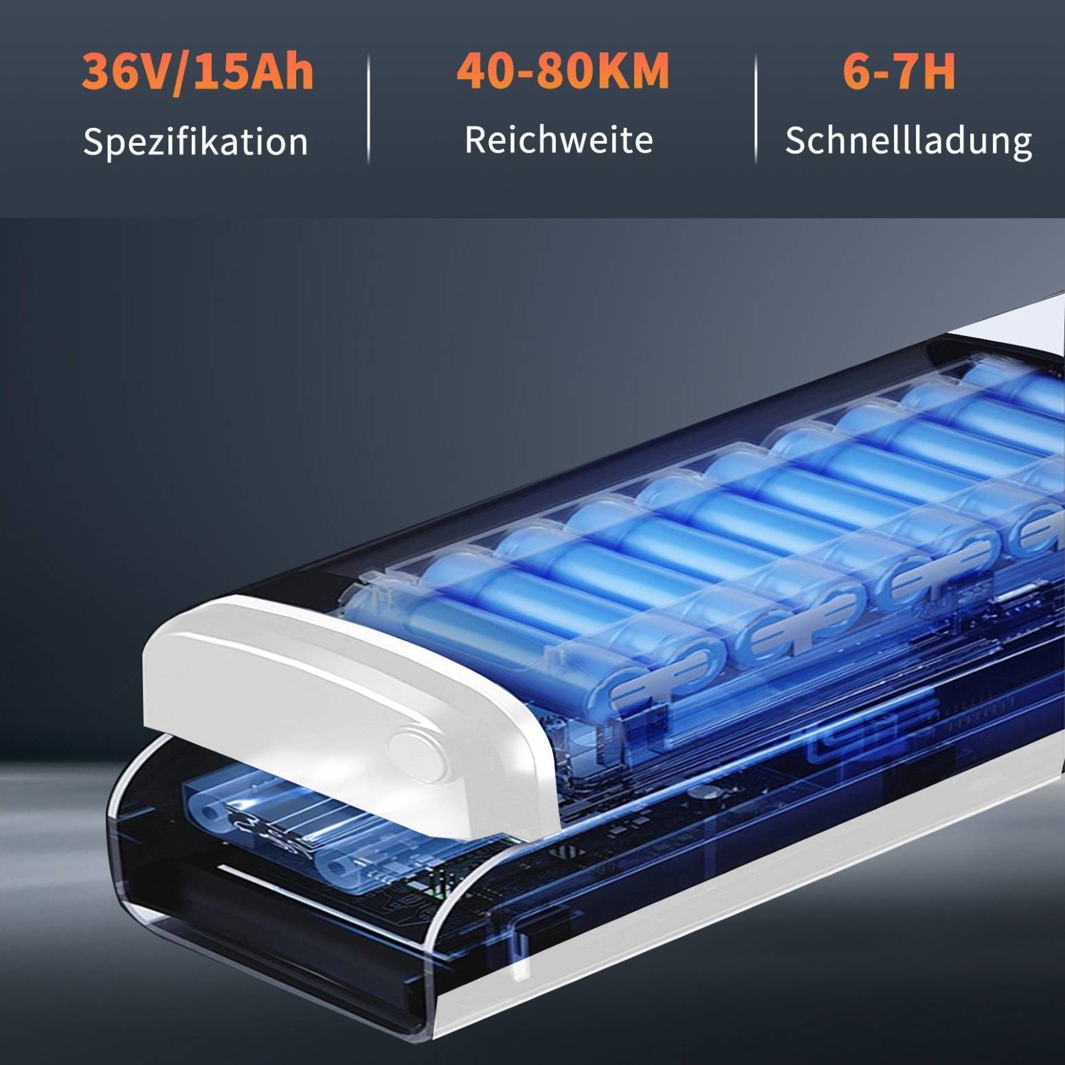 Original E-Bike Akku für Colorway BK18 36V/15Ah/540Wh WS