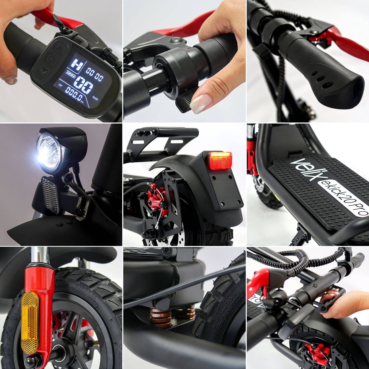 Rolektro E-Kick 20 Pro SW 20kmh 60km 350W 120kg E-Scooter ABE