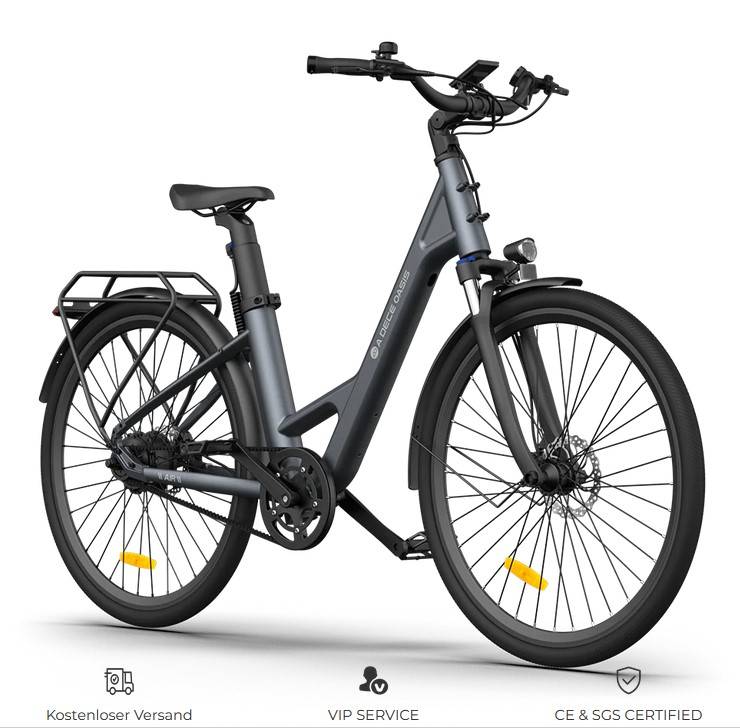 ADO AIR-28-Pro E-Bike BE|GR 28" 36V/345Wh/120kg 100km Citybike