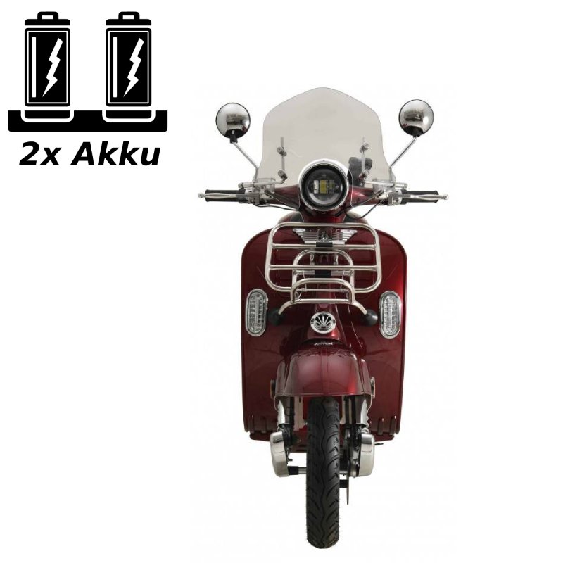 Futura Classico Lieferdienst 2xAkku 25|45kmh/3kW/2x40Ah E-Roller