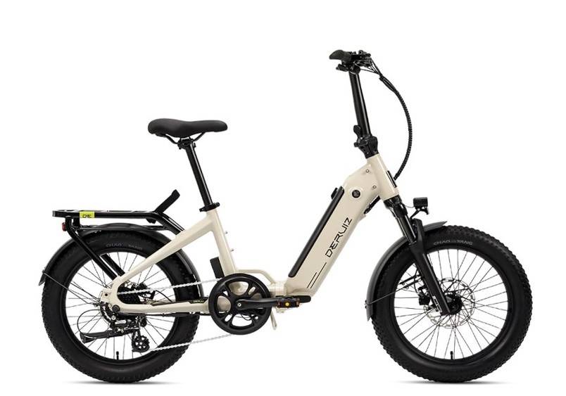 DERUIZ Peridot 2025 E-Bike WS 20" 36cm/500Wh/120kg 120km Klapprad
