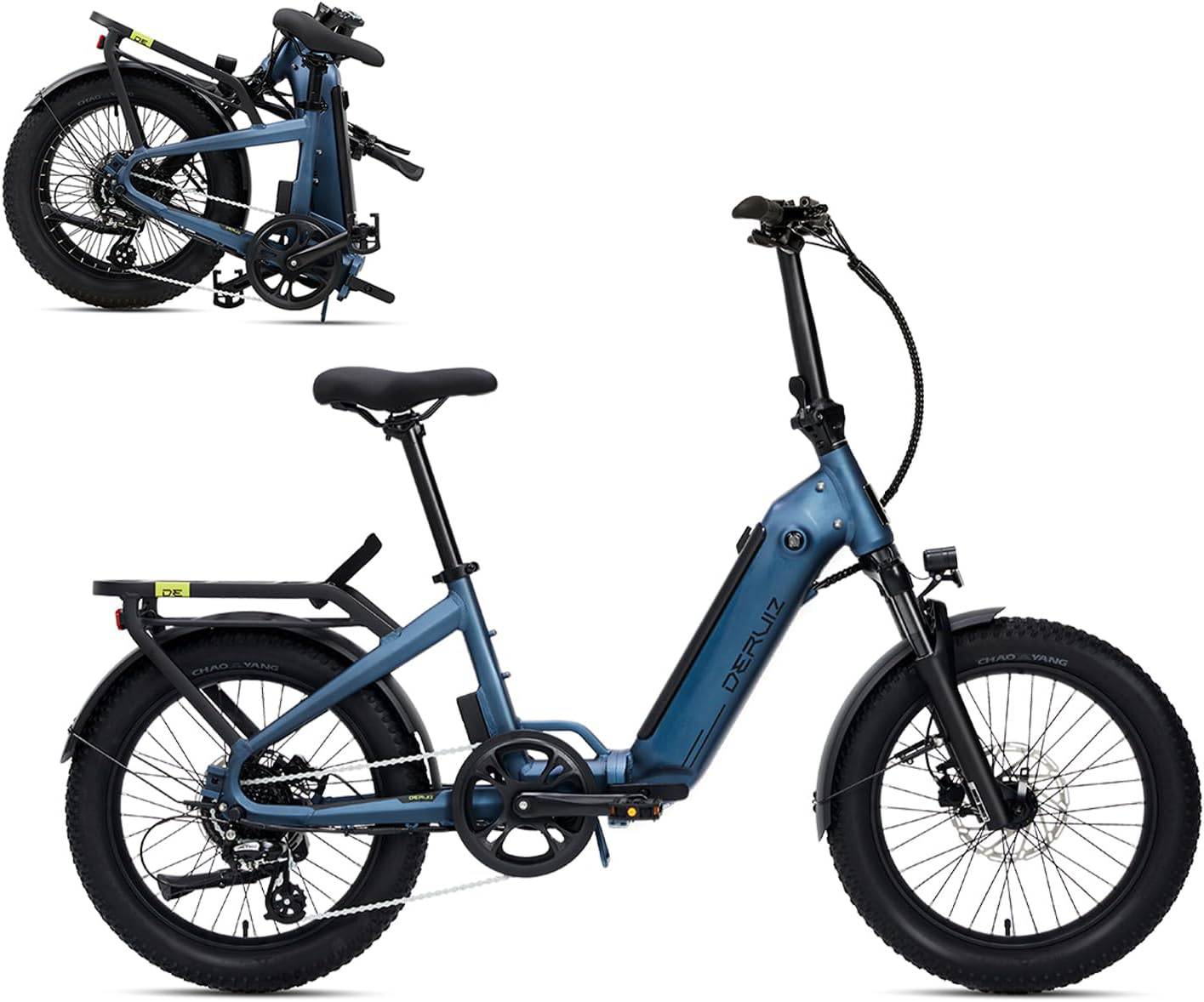 DERUIZ Peridot 2025 E-Bike BL 20" 36cm/500Wh/120kg 120km Klapprad