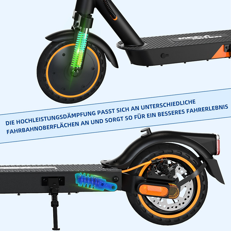 Mega Motion EV85F ABE SOR 20kmh 30km 400W 120kg E-Scooter ABE
