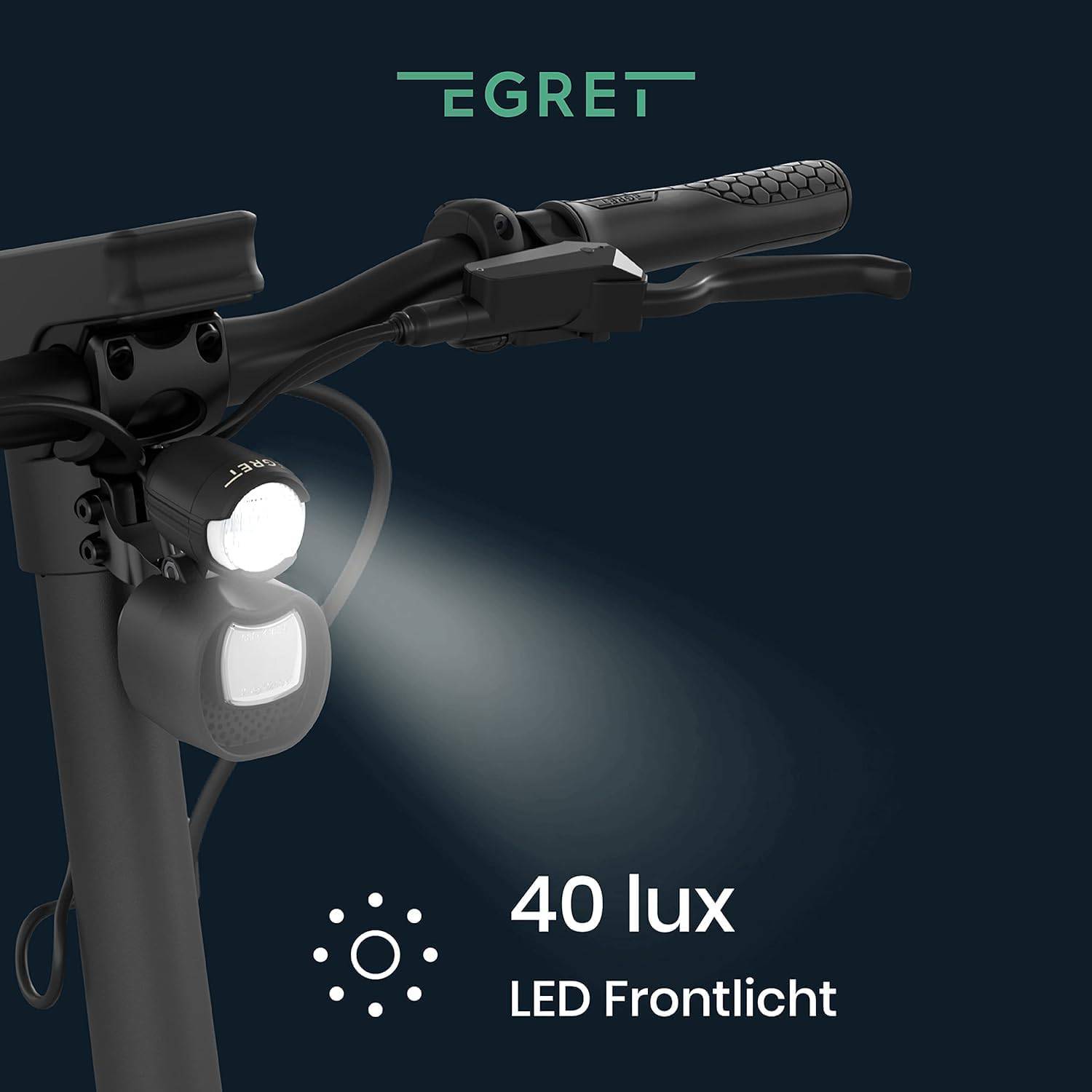 Egret X GR 22kmh 60km 672Wh 500W 950W 120kg E-Scooter ABE