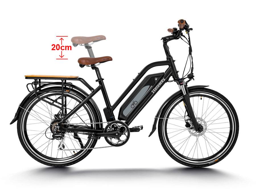 Himiway City Pedelec E-Bike SW 26" 36V/655Wh/146kg 120km Citybike
