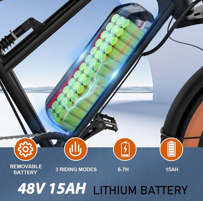 Colorway BK29 E-Bike BL|SW 20" 48V/15Ah/720Wh/120kg 80km Fatbike