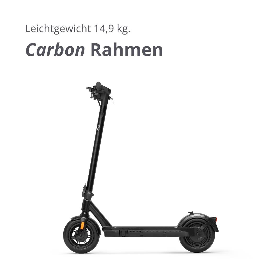 VMAX VX8 SW 22kmh 45km 432Wh 500W 1400W 120kg E-Scooter ABE