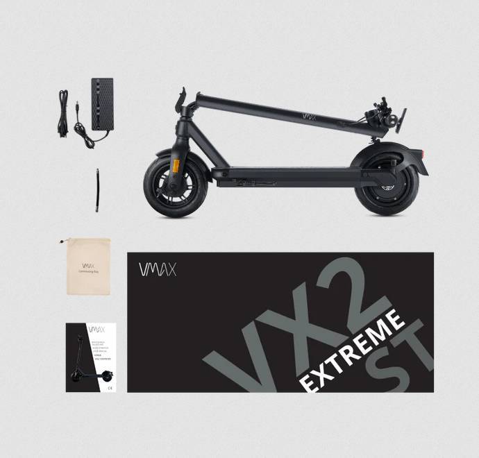 VMAX VX2 Extreme ST SW 22kmh 55km 500W 1600W 130kg E-Scooter ABE