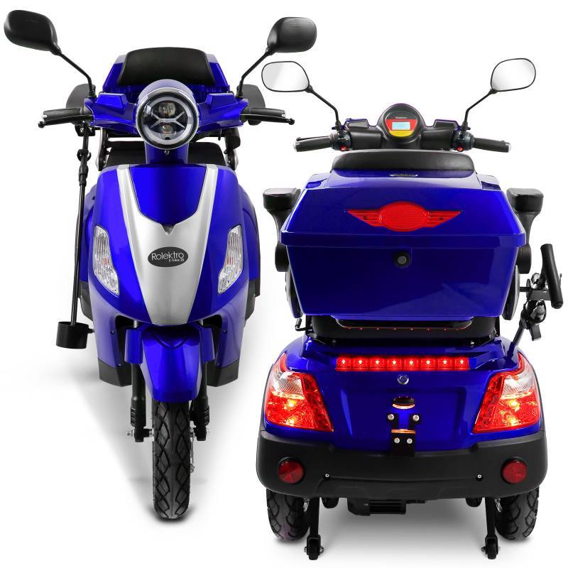 Rolektro E-Trike 25 V.3 Li-Io 25kmh/1000W/30Ah BL Seniorenmobil
