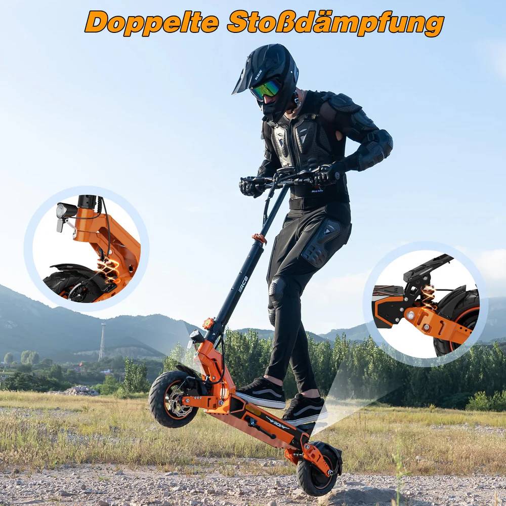 RCB ROCK OUR LIFE D7 ABE OR 22kmh 100km 500W 150kg E-Scooter
