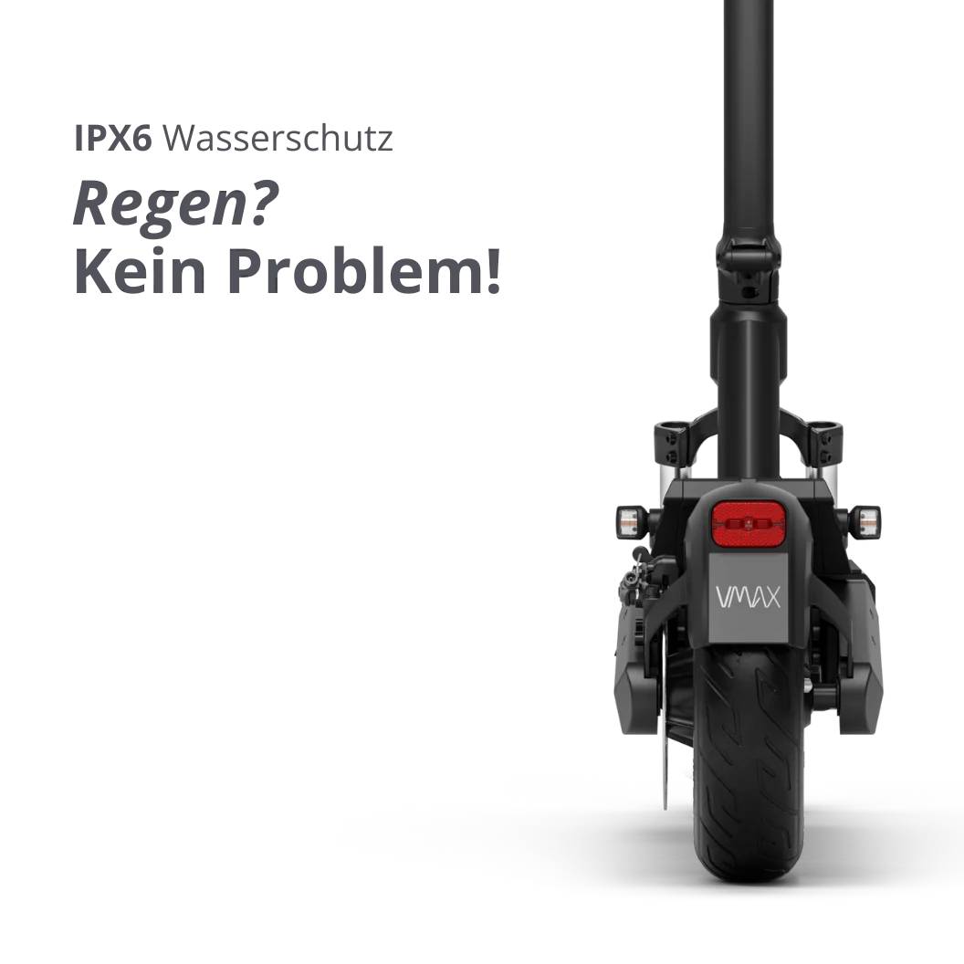 VMAX NEW VX2 HUB SW 22kmh 90km 500W 1900W 130kg E-Scooter ABE