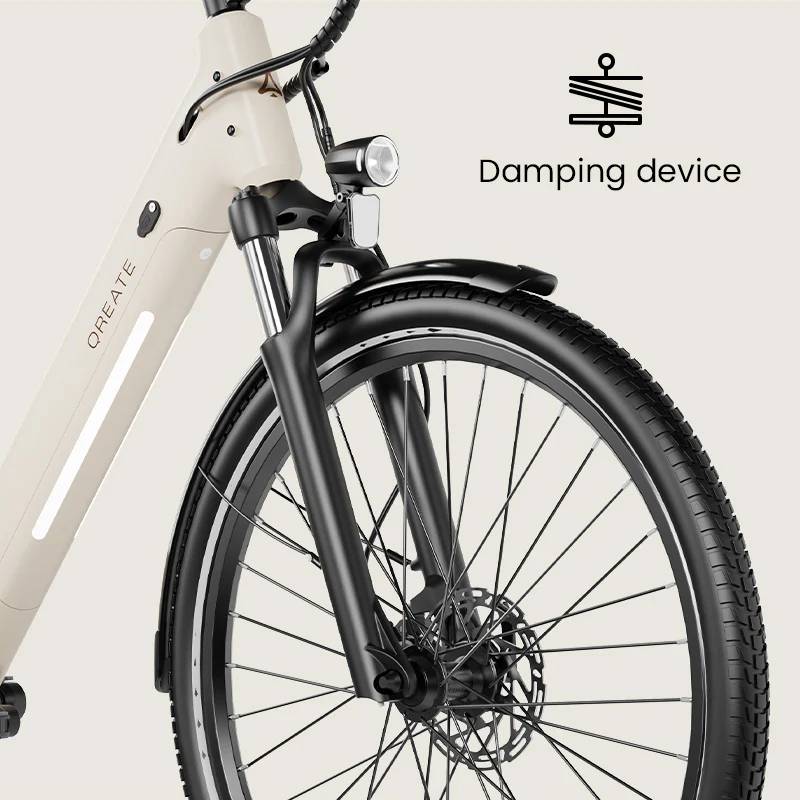 A-Spadz QREATE City Air E-Bike GR 27,5" 486Wh/150kg 90km Citybike