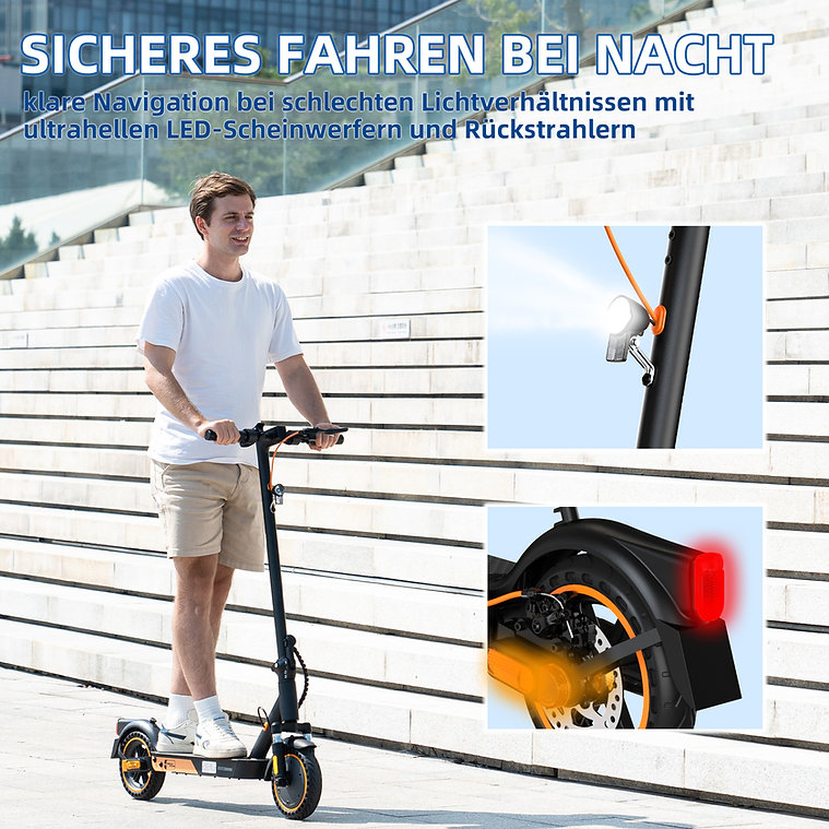 Mega Motion EV85F ABE SOR 20kmh 30km 400W 120kg E-Scooter ABE