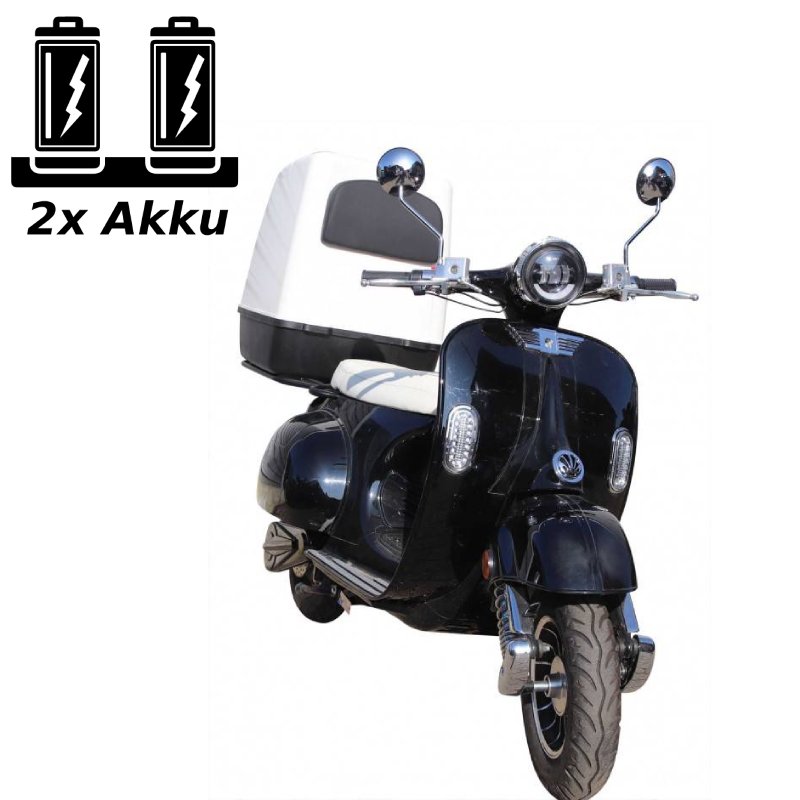 Futura Classico Lieferdienst 2xAkku 25|45kmh/3kW/2x40Ah E-Roller