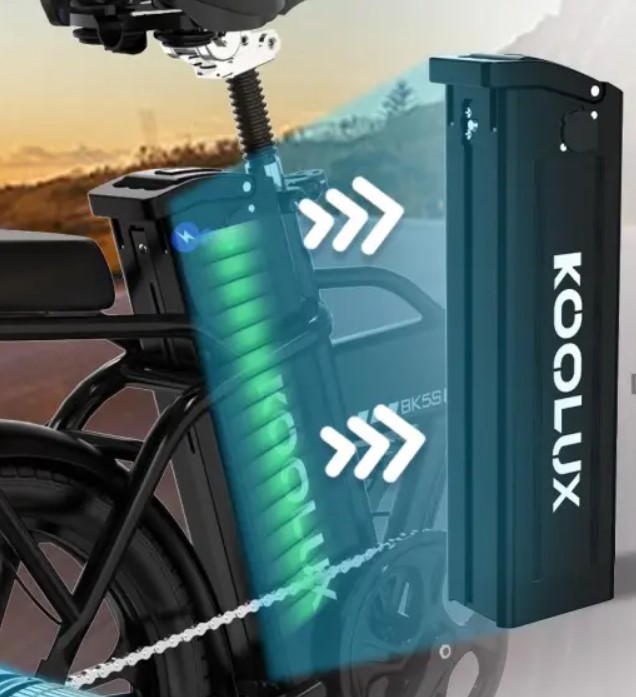 Original E-Bike Akku für KOOLUX BK5S 36V/12Ah/432Wh SW