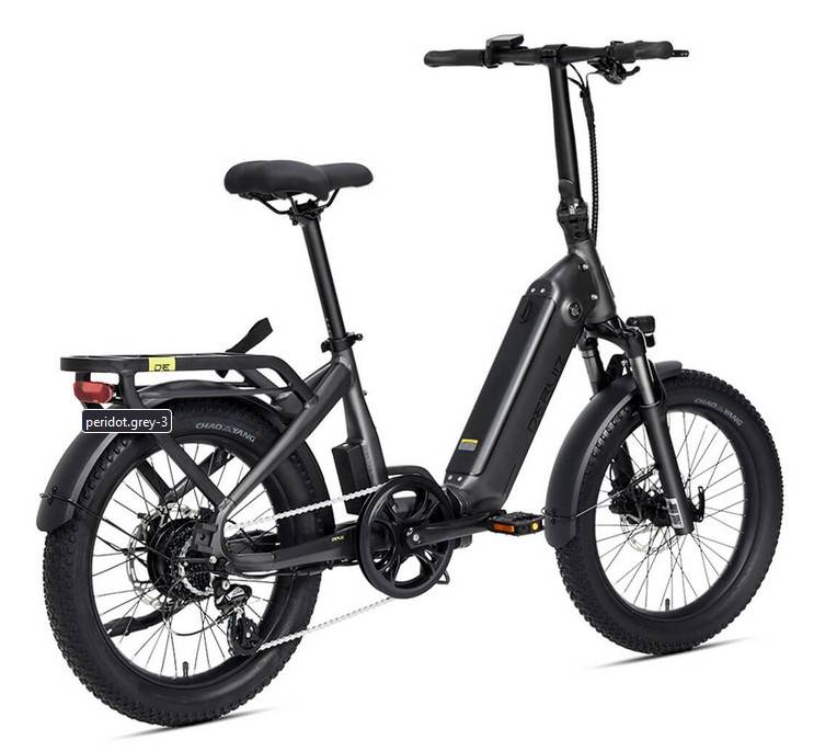 DERUIZ Peridot 2025 E-Bike GR 20" 36cm/500Wh/120kg 120km Klapprad