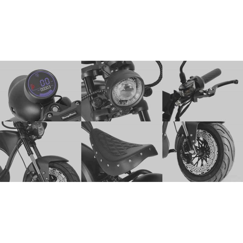 Futura Blake Li-Io 45kmh/2000W/40Ah/100km GR|GN|RT|SW E-Chopper