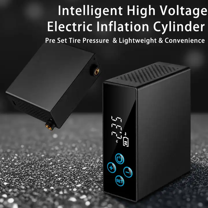 Elektrische Luftpumpe Kompressor Akku Pumpe Scooter Fahrrad NEU 150PSI/8Bar
