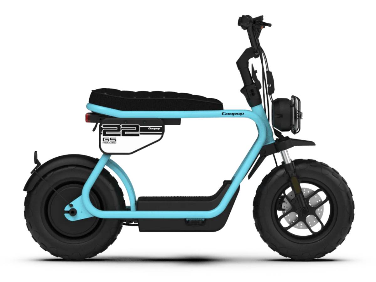 Coopop Rugged GS 45 E-Bike BL 10" 48V/1440Wh/100kg 60km Mopedbike