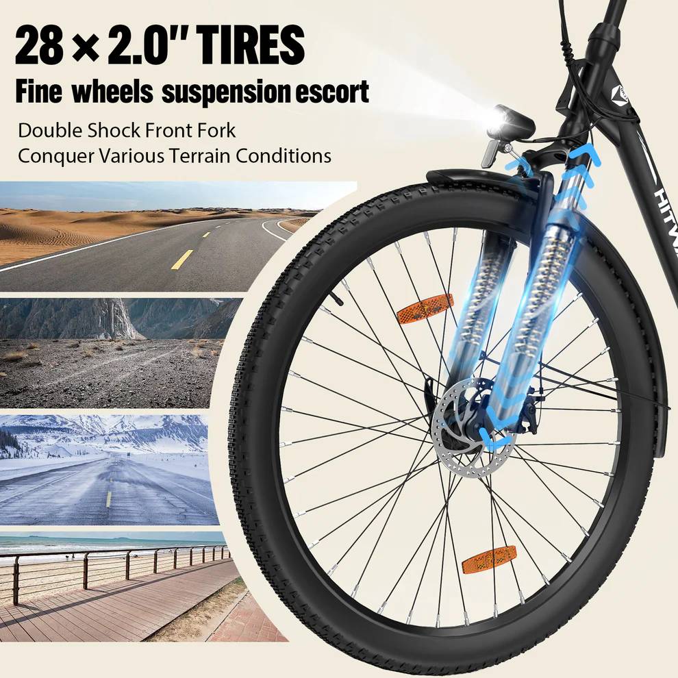 HITWAY BK31 E-Bike SW|WS 28" 36V/13Ah/468Wh/120kg 90km Citybike