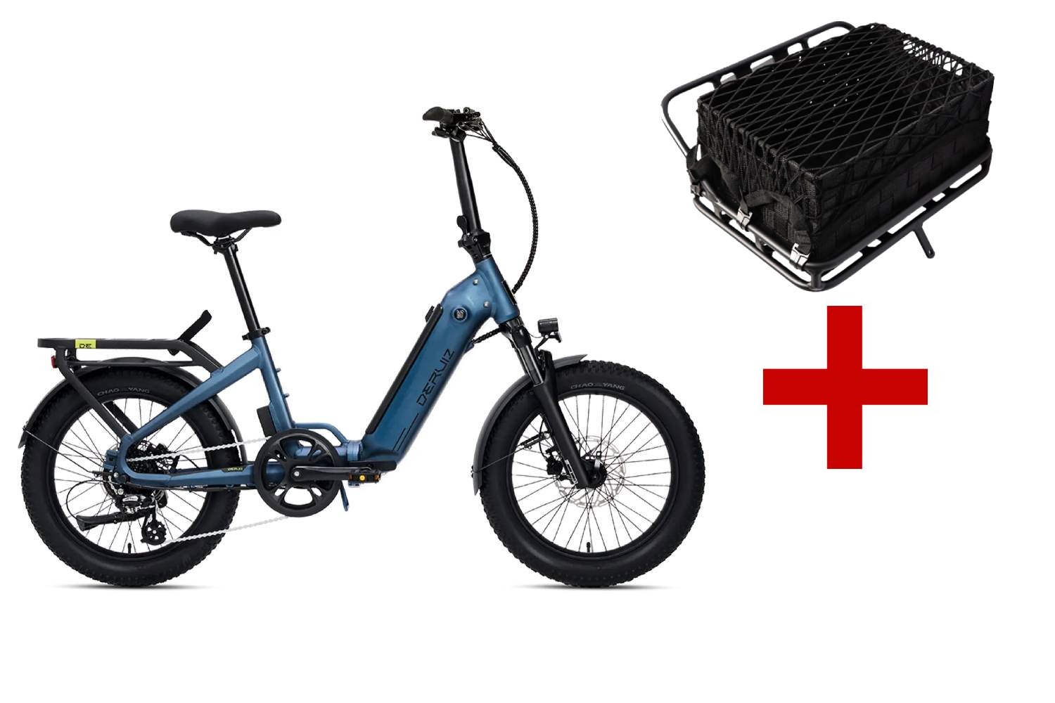 DERUIZ Peridot 2025 E-Bike BL 20" 36cm/500Wh/120kg 120km Klapprad