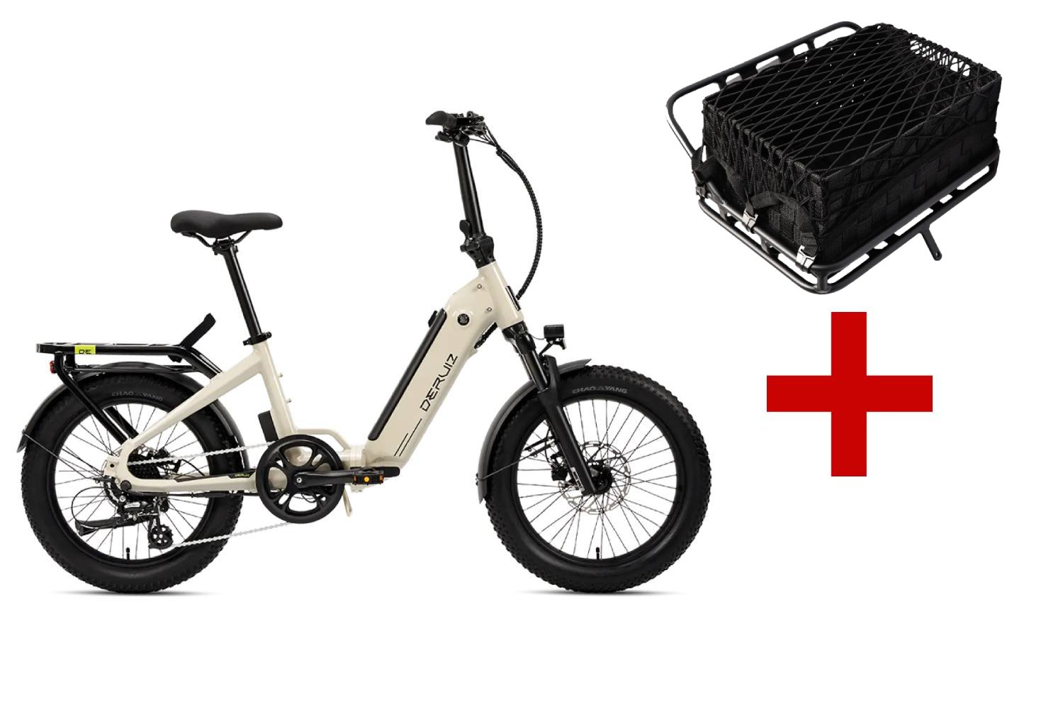 DERUIZ Peridot 2025 E-Bike WS 20" 36cm/500Wh/120kg 120km Klapprad